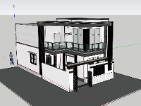Mẫu nhà phố 2 tầng 6.5x12.5m