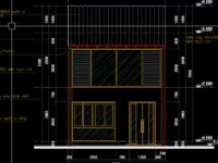 Mẫu Nhà phố 2 tầng diện tích 5x14m file KT, KC, DN, DT