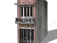 nhà 2 tầng model su,file sketchup nhà 2 tầng,mẫu nhà 2 tầng