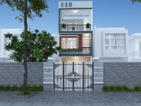 Mẫu nhà phố 3 tầng 6x12m