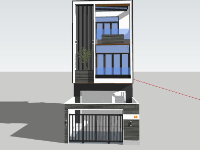 Mẫu nhà phố 3 tầng hiện đại