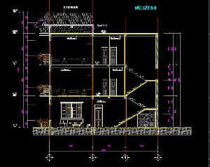 Mẫu nhà phố 5,9 x 12,5 m với kiến trúc 3 tầng