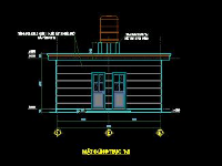 Mẫu nhà vệ sinh 2 phòng trường tiểu học và trung học cơ sở 2019 KT 4x6.6m ( full bản vẽ + dự toán)