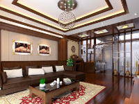 Mẫu phòng khách đẹp sketchup