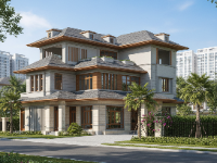 Mẫu revit biệt thự 3 tầng 13x20m phong cách Nhật (trình bày dàn trang chi tiết)