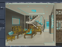 Mẫu revit cải tạo nhà phố 2 tầng trình bày dàn trang đầy đủ