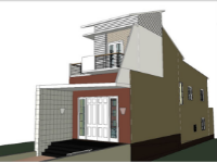 revit nhà dân,nội thất nhà dân,revit,nhà dân 2 tầng