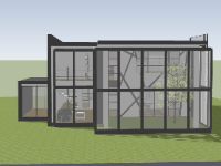 su biệt thự,sketchup biệt thự,su biệt thự 2 tầng,sketchup biệt thự 2 tầng