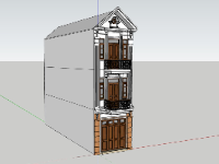 nhà phố 3 tầng,nhà 3 tầng,su nhà phố,sketchup nhà phố 3 tầng,su nhà phố 3 tầng