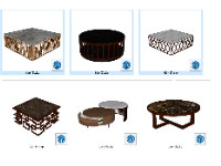 Mẫu sketchup thiết kế 6 mẫu bàn uống nước đẹp