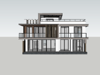 Mẫu su biệt thự 2 tầng 12.8x16.5m