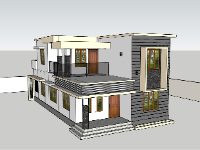 biệt thự 2 tầng,su biệt thự,sketchup biệt thự,su biệt thự 2 tầng,sketchup biệt thự 2 tầng