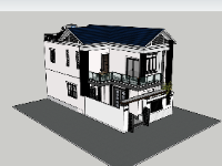 Mẫu su nhà phố 2 tầng 6.5x12.5m
