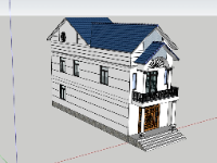 nhà phố 2 tầng,nhà phố,su nhà phố,sketchup nhà phố