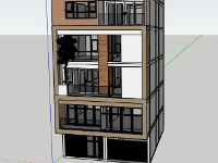 Mẫu su thiết kế nhà phố 7 tầng 9.8x9.8m