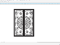 Mẫu thiết kế cổng 2 cánh CNC trống đồng và hoa văn