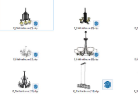 Mẫu thiết kế đèn 3d sketchup