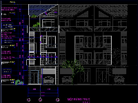 Mẫu thiết kế kiến trúc mẫu nhà liền kề 4 tầng 6x12m trong khu đô thị Đại Mỗ