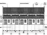 Nhà ở tăng ni,Nhà nghỉ phật tử,Nhà cổ 1 tầng giả 2 tầng,Thiết kế nhà cổ mái kép,File cad nhà ở sư thầy,Thiết kế nhà ở sư