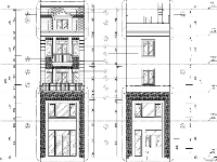 Mẫu thiết kế nhà phố Shophouse 5 tầng 5x13m mặt tiền bao gồm tính toán cơ điện