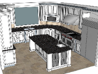 Mẫu thiết kế nội thất phòng bếp hiện đại