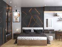 Mẫu thiết kế nội thất phòng ngủ phong cách hiện đại file su