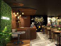 su nội thất quán cafe,quán cà phê sketchup,file sketchup quán cà phê đẹp