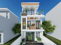 Mẫu thiết kế revit nhà phố 3 tầng 6x14m (đầy đủ trình bày)