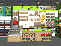 file 3d su thiết kế siêu thị,thiết kế mẫu siêu thị,thiết kế siêu thị