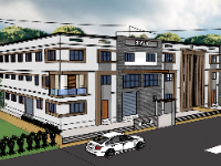 Mẫu tòa nhà văn phòng sketchup