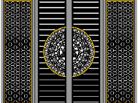 Mẫu trống đồng bông tuyết cnc có ô thoáng