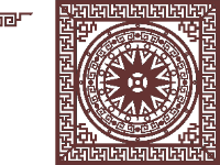 Mẫu trống đồng chữ vạn cnc