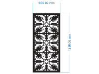 Mẫu vách ngăn cnc thiết kế đẹp dxf
