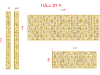 Mẫu vách ngăn hình quạt file dxf