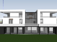 Mẫu villa su,villa su,model sketchup villa