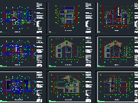 Mẫu villa biệt thự 2.5 tầng 8.82x15.32m (KT,KC)