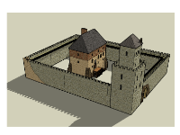 Miễn phí file 3d su dựng mẫu lâu đài cổ