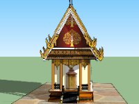 Nhà thờ file sketchup,model su nhà thờ,nhà thờ file su,file sketchup nhà thờ