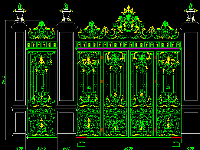 Cổng CNC sắt uốn,File cad cổng cnc đẹp,Mẫu Cổng CNC đẹp,Autocad cổng cnc sắt uốn,Autocad cổng cnc đẹp