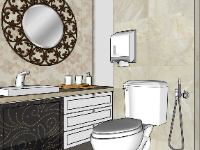 Miễn phí mẫu dựng 3dsu thiết kế phòng vệ sinh