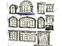 mẫu cửa sổ đẹp,cửa sổ su,sketchup cửa sổ đẹp,cửa sổ tân cổ điển