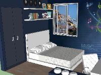 Miễn phí mẫu thiết kế nội thất phòng ngủ đơn giản