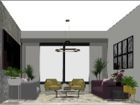 Miễn phí Phòng khách file sketchup