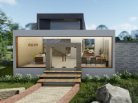 Biệt thự Villa 2 tầng,Biệt thự 2 tầng hiện đại,Villa 2 tầng file sketchup,file sketchup biệt thự 2 tầng,villa 2 tầng model su