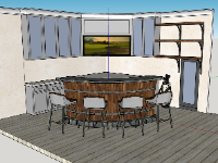 quầy bar trong nhà,quầy bar,model su quầy bar,sketchup quầy bar