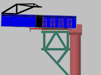 Mô hình,3D,Vẽ hình 3D,cầu 3D,cầu đúc hẫng,3d đúc hẫng