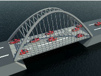 Mô hình revit architecture Cầu Vòm