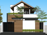 sketchup nhà phố,model 3d nhà phố,model su nhà phố,file su nhà phố,file 3d nhà phố