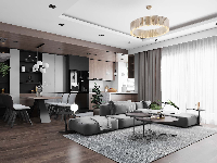 Model 3dmax thiết kế nội thất phòng khách chung cư đẹp