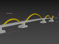 cầu rồng,3d cầu,Model 3ds max cầu đẹp,3d max model thiết kế cầy rồng,cầu rông đà nẵng 3dmax